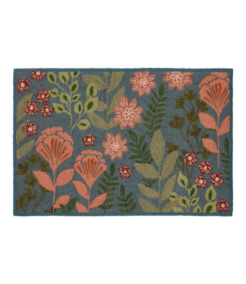 Indoor/Outdoor Vacationland Rug, Floral Bloom