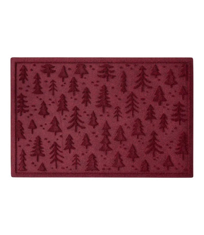 Everyspace Recycled Waterhog Doormat, Holiday Trees