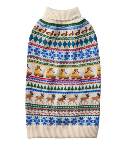 Novelty Dog Sweater, Fair Isle