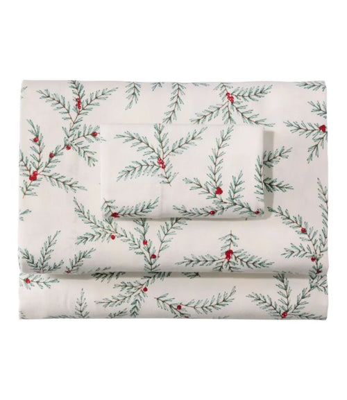 Holiday Pine Flannel Sheet Set