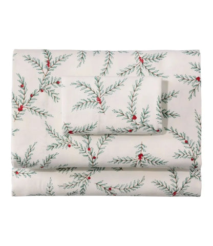 Holiday Pine Flannel Sheet Set