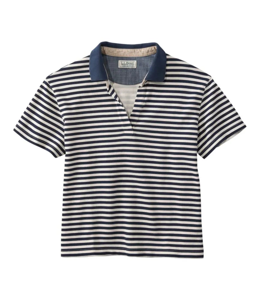 Women's Casco Bay Polo, Short-Sleeve Stripe