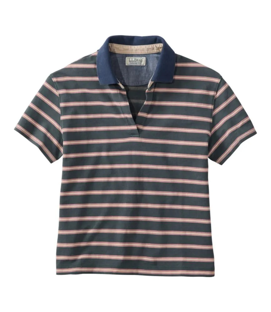 Women's Casco Bay Polo, Short-Sleeve Stripe