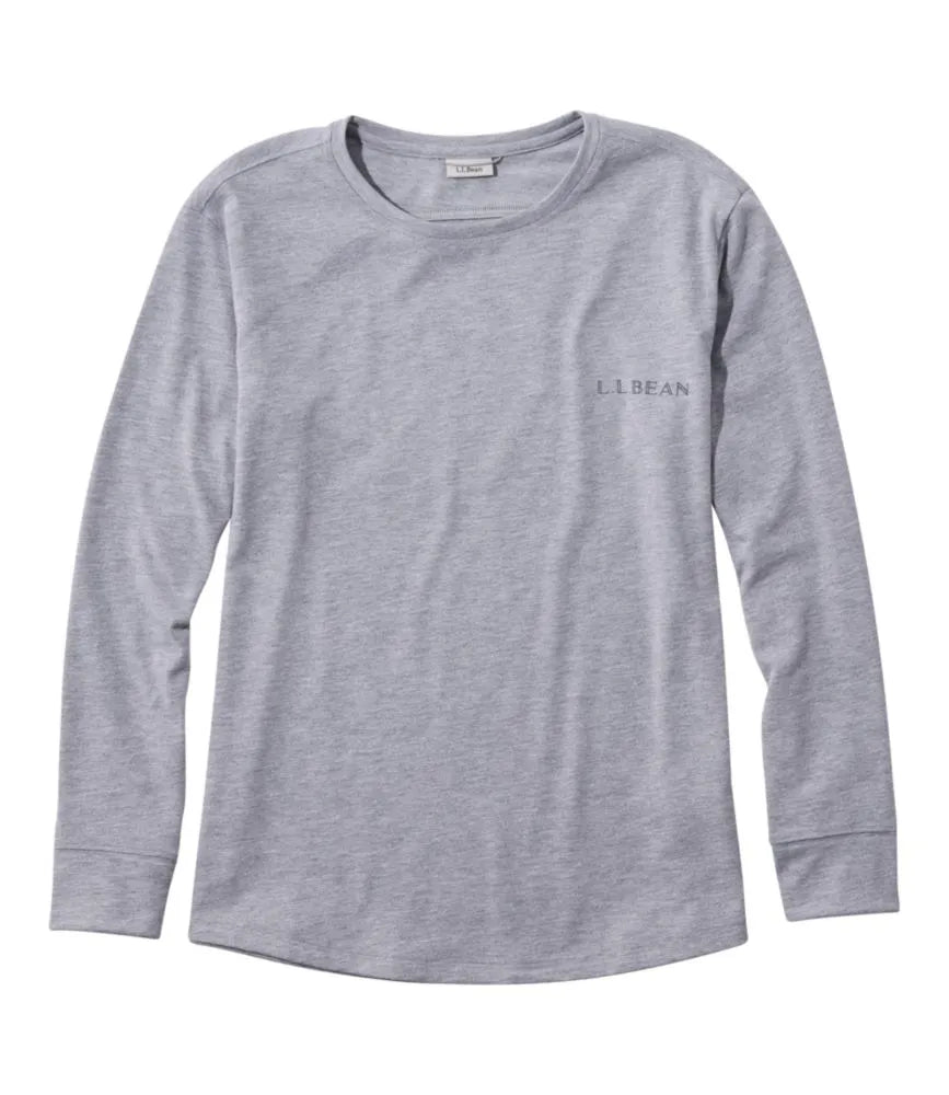 Women's Mountainside Crewneck Tee, Long-Sleeve Graphic