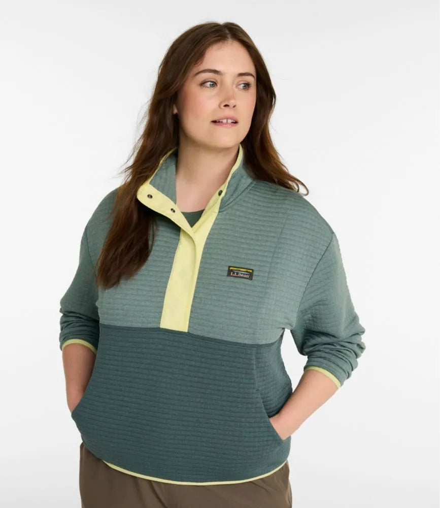 Women's Airlight Grid Pullover, Colorblock