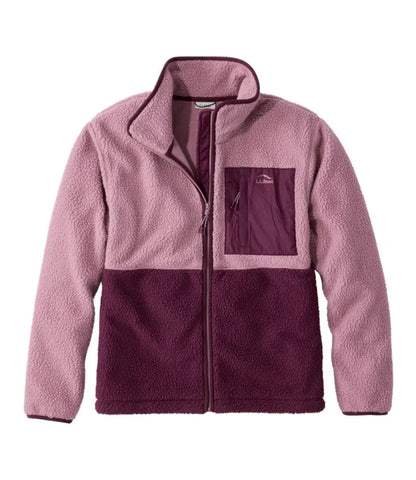 Women's Mountainside Fleece Ripstop Overlay Jacket, Colorblock