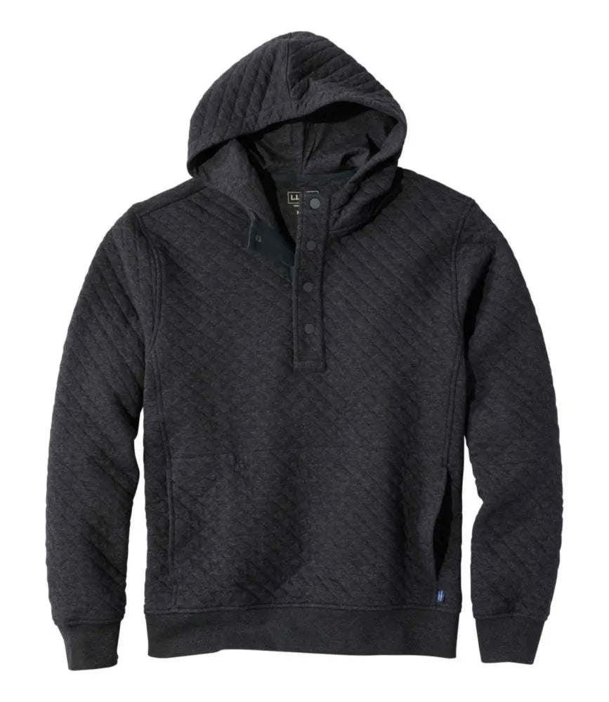 Men's Bean's Quilted Snap Hoodie