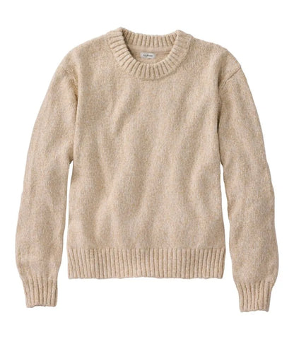 Women's Cotton Ragg Sweater, Relaxed Crewneck