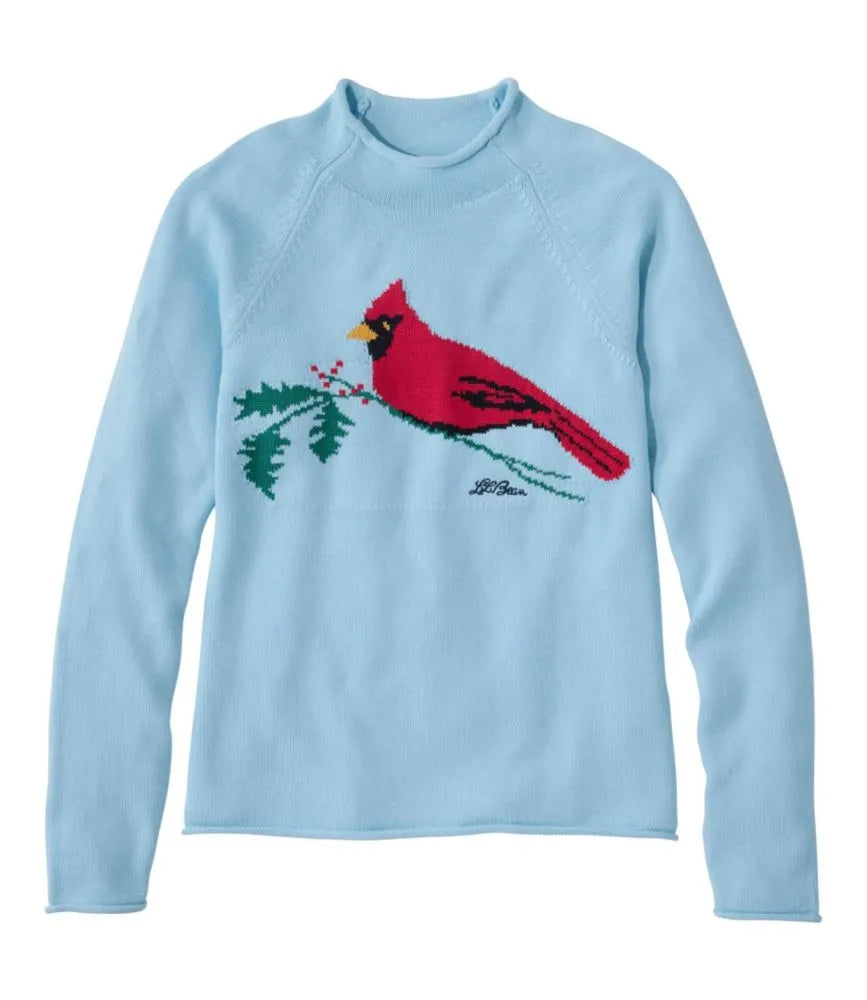 Women's The Original Double L® Sweater, Novelty Rollneck