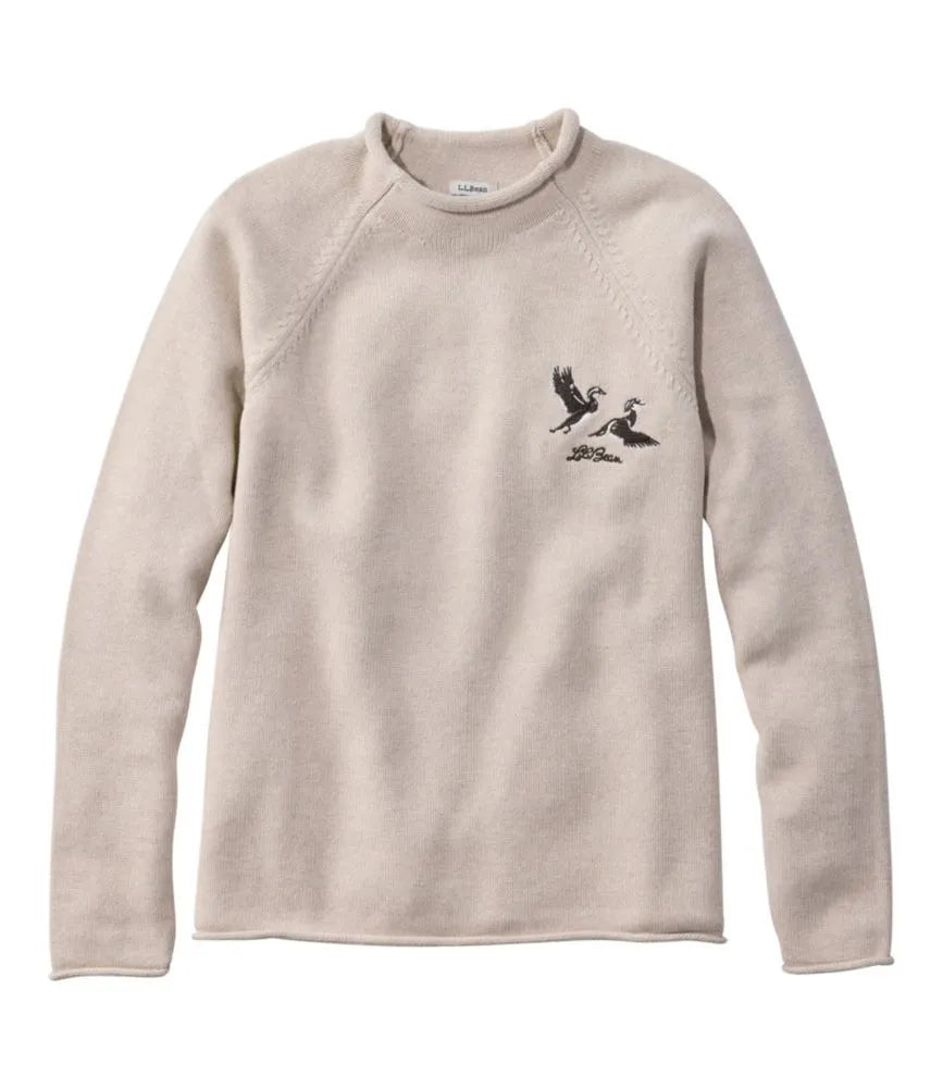 Women's The Original Double L® Sweater, Novelty Rollneck