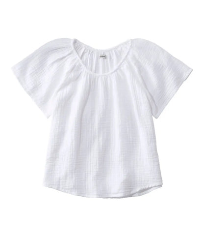 Women's Cloud Gauze Shirt, Short-Sleeve Scoopneck