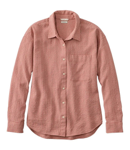 Women's Sunwashed Textured Big Shirt