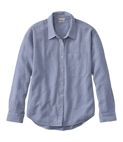 Women's Sunwashed Textured Big Shirt