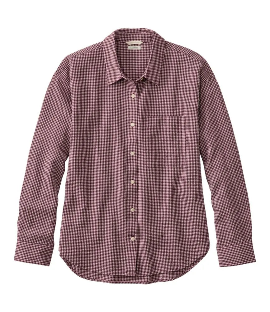 Women's Sunwashed Textured Big Shirt