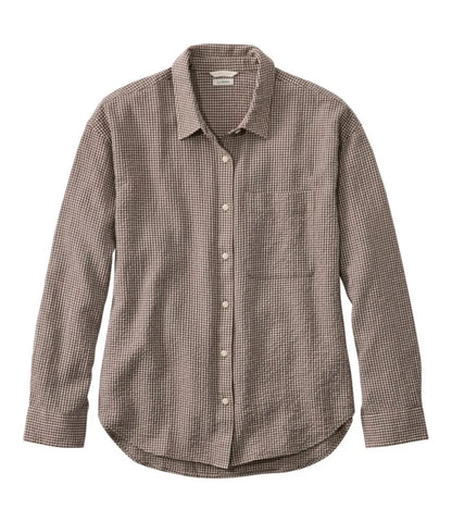 Women's Sunwashed Textured Big Shirt