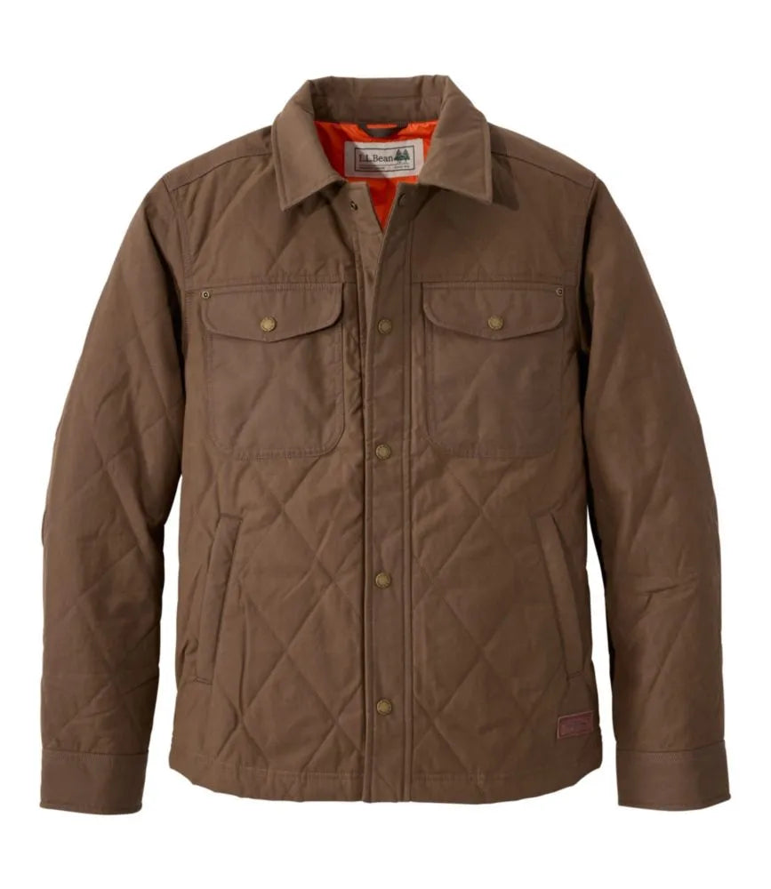 Men's Insulated Waxed Cotton Field Jacket