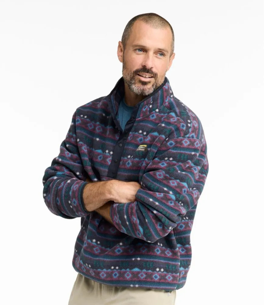 Men's Mountain Classic Fleece Pullover, Print
