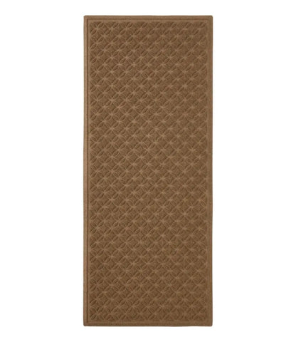 Heavyweight Recycled Waterhog Mat Runner, Geometric Rings