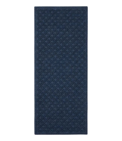Heavyweight Recycled Waterhog Mat Runner, Geometric Rings