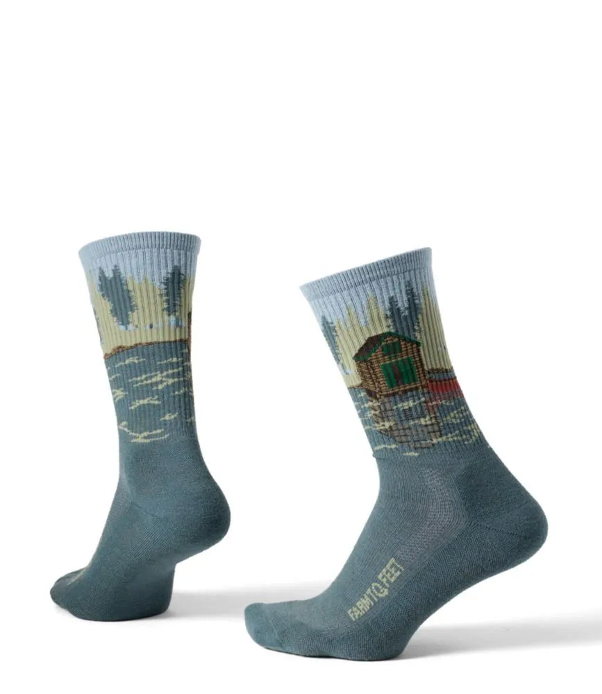 Adults' Farm to Feet Cabin Collection Summer Cabin Crew Socks
