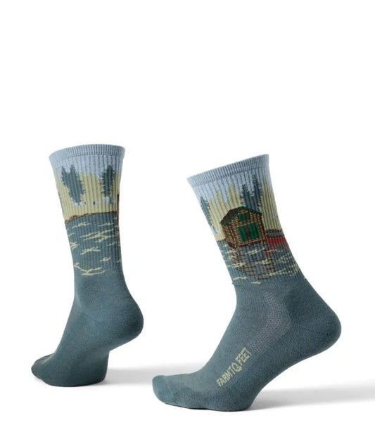 Adults' Farm to Feet Cabin Collection Summer Cabin Crew Socks