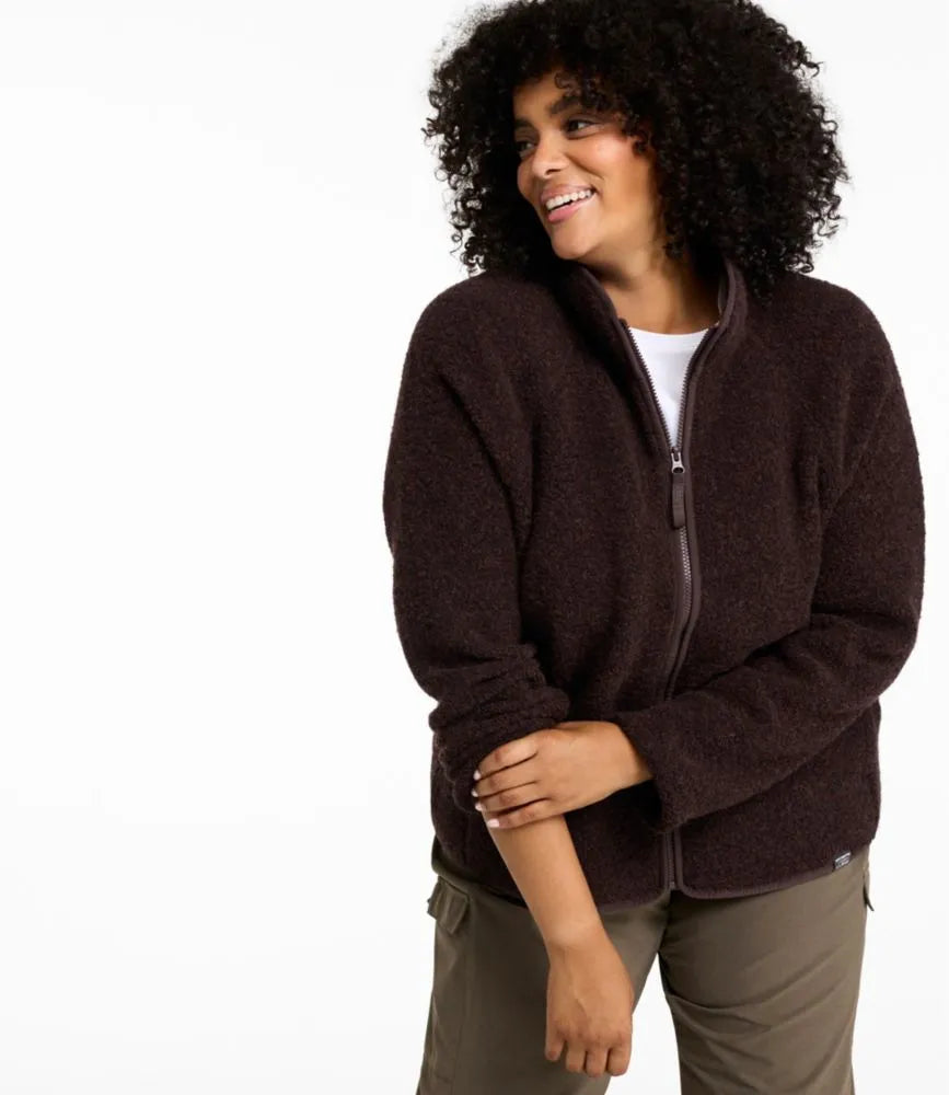 Women's All Season Wool Fleece Full-Zip Jacket