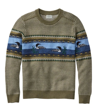 Men's Essential Merino Sweaters, Crewneck, Pattern