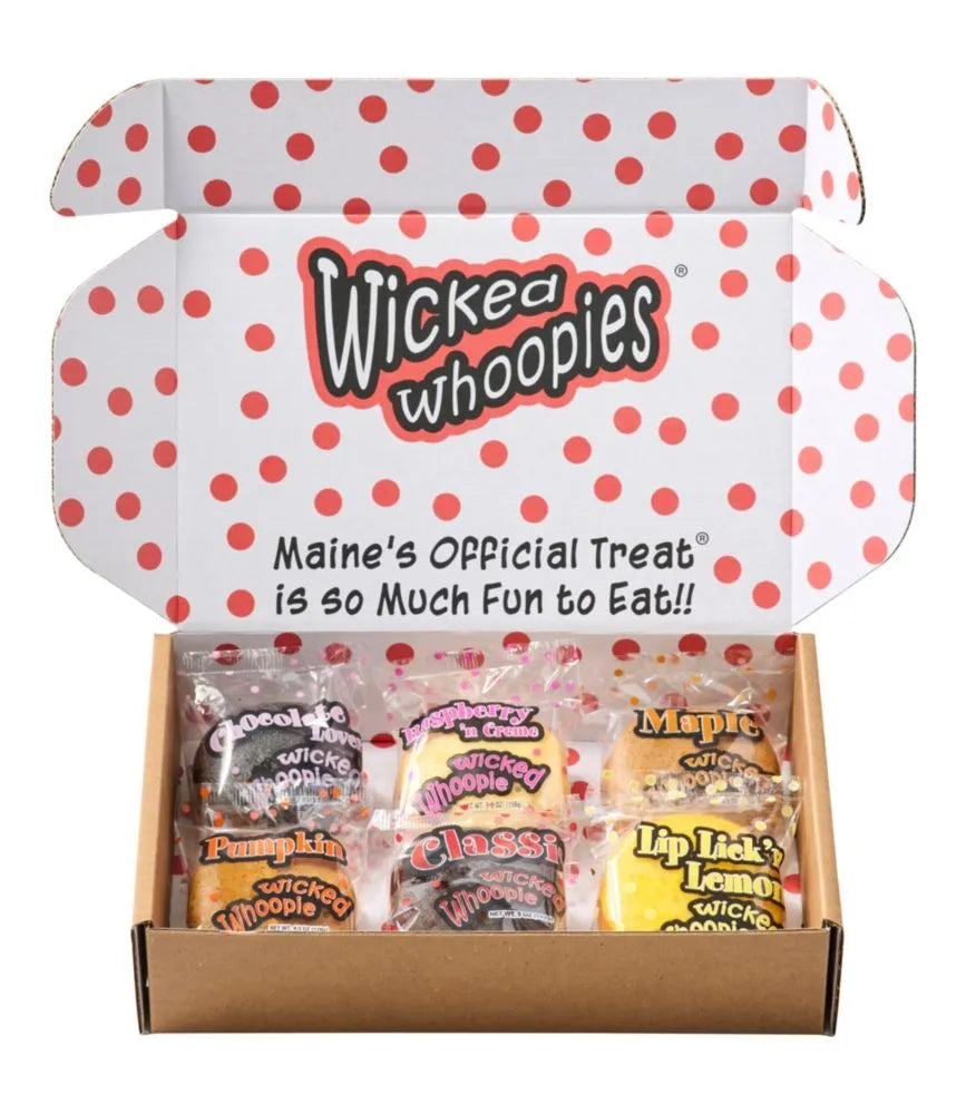 Wicked Whoopie Pies, Variety Pack, Set of 6