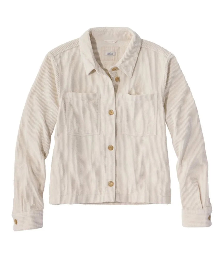 Women's Comfort Corduroy Cropped Shirt