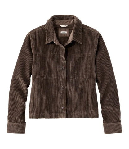 Women's Comfort Corduroy Cropped Shirt