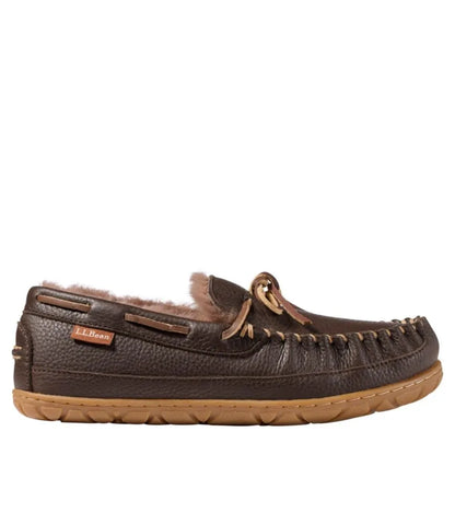 Women's Wicked Good Slippers, Leather Camp Moccasins